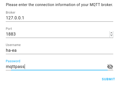 Configuring MQTT integration